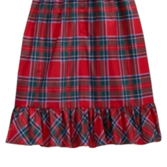 Vineyard Vines Girls' Nantucket Tartan Taffeta Dress (Size 16) - Picture 3 of 14